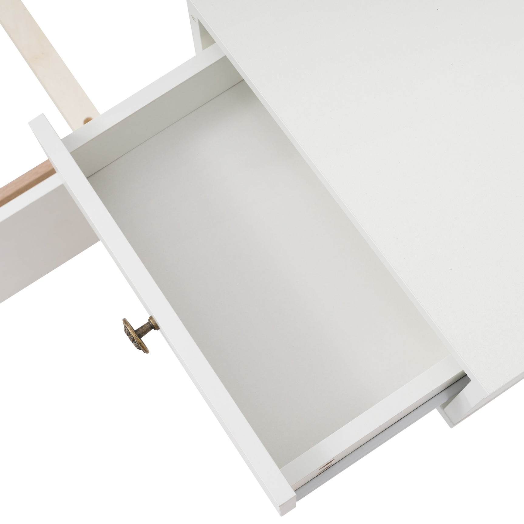 Doppelbett 140x200 cm mit Boxfeder, Kopfteil und 2 LED-Nachttischen mit integrierten USB-C-Anschlüssen (ohne Matratzen), 205x244x90,5 cm