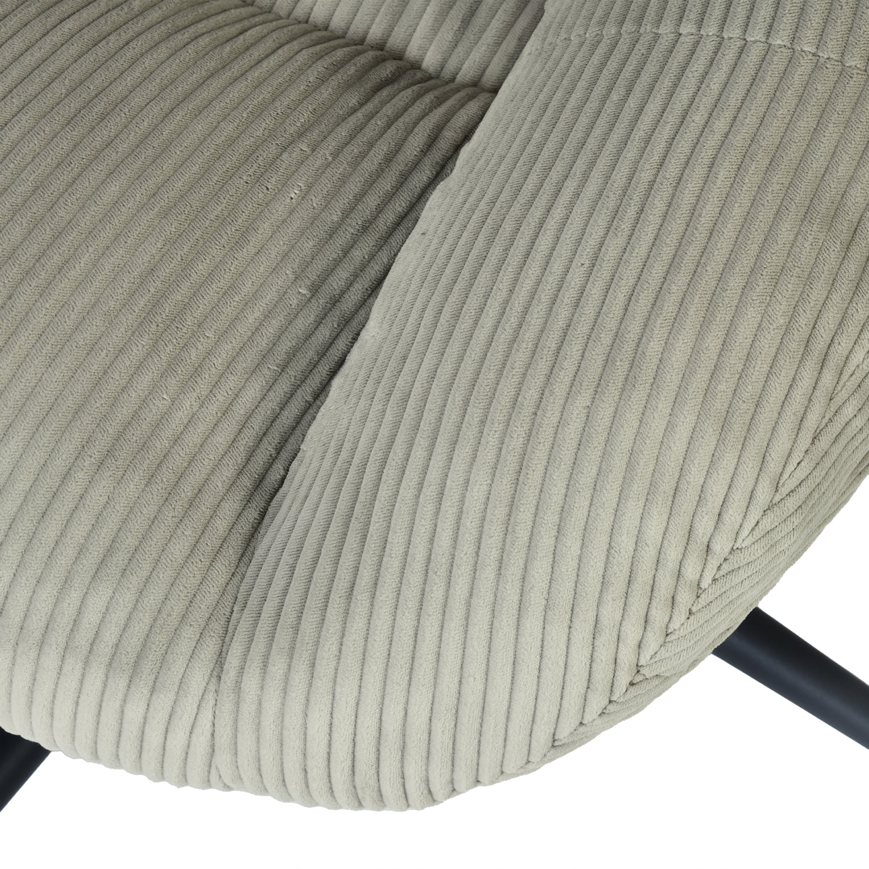 Einstellbare ergonomische Büro -Sessel mit Stoff Armlehnen weiße Schleife - Thomasina