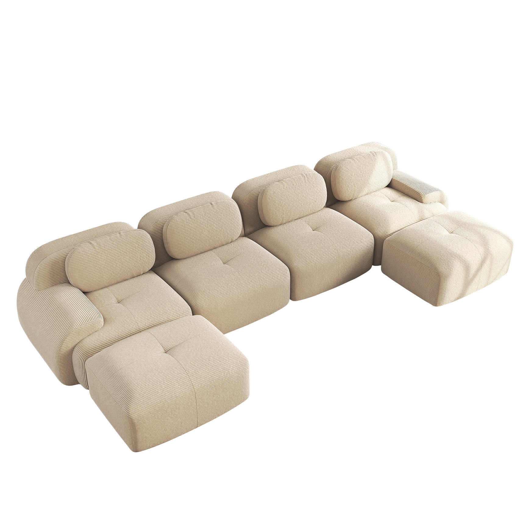 2-seater sofa bed in dark gray fabric with side pockets, modern convertible sofa