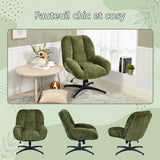 Adjustable Ergonomic Office Armchair Pivoting with fabric armrests white loop - Thomasina