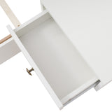 Doppelbett 140x200 cm mit Boxfeder, Kopfteil und 2 LED-Nachttischen mit integrierten USB-C-Anschlüssen (ohne Matratzen), 205x244x90,5 cm