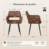 Round Table Table Table Table Timber Ø80 cm with 4 black velvet chairs, modern and comfortable style