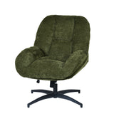 Einstellbare ergonomische Büro -Sessel mit Stoff Armlehnen weiße Schleife - Thomasina