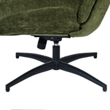 Einstellbare ergonomische Büro -Sessel mit Stoff Armlehnen weiße Schleife - Thomasina