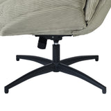 Einstellbare ergonomische Büro -Sessel mit Stoff Armlehnen weiße Schleife - Thomasina
