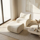 Canapé modulaire chenille beige 1 place
