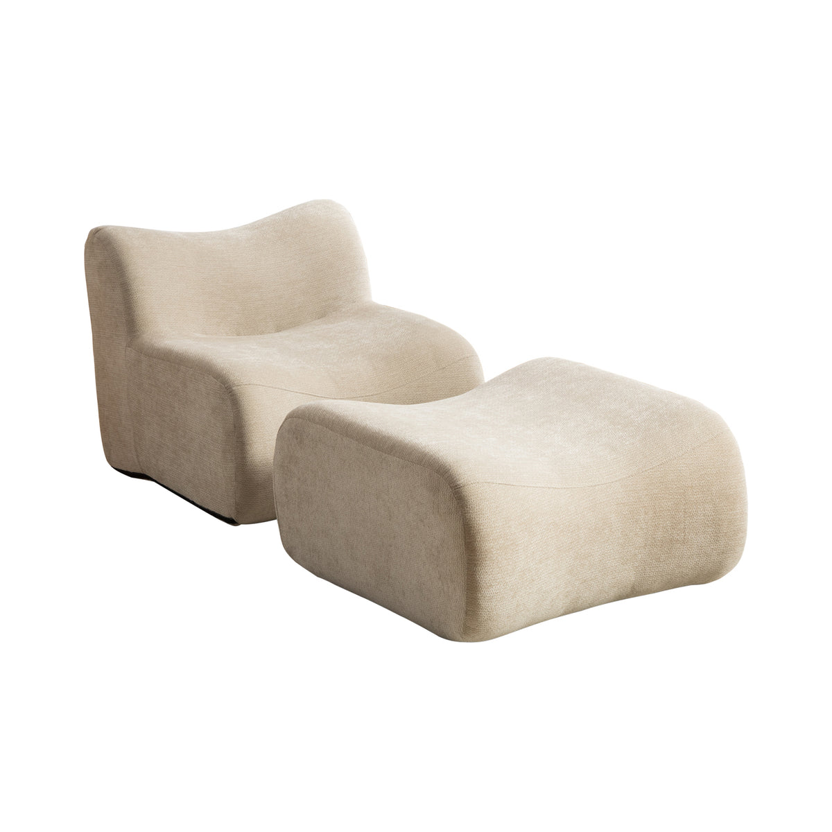 Canapé modulaire chenille kaki 1 place