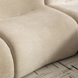 Canapé modulaire chenille kaki 1 place